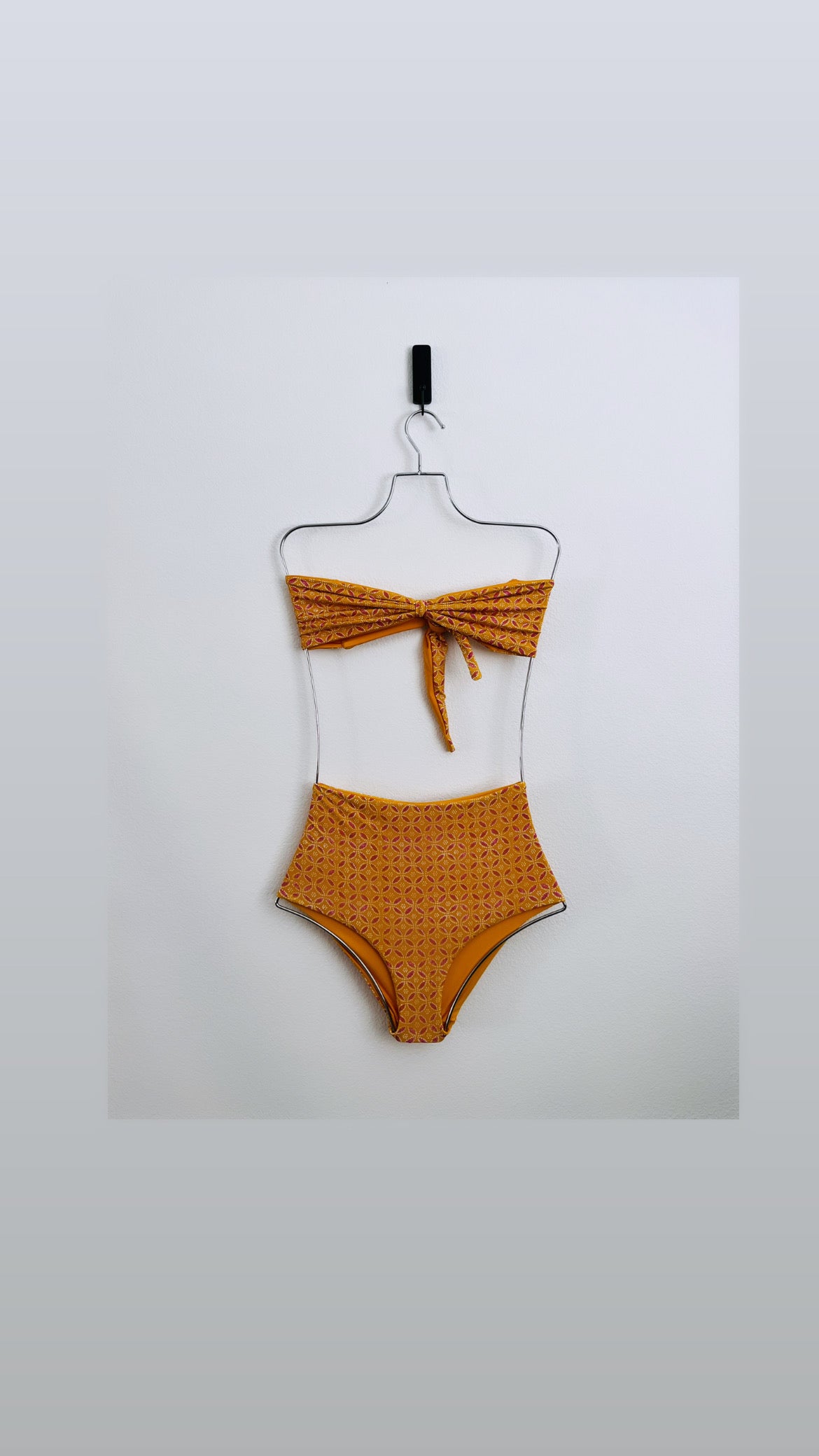 Tourmaline Bandeau Bikini Top | Kuta Yellow