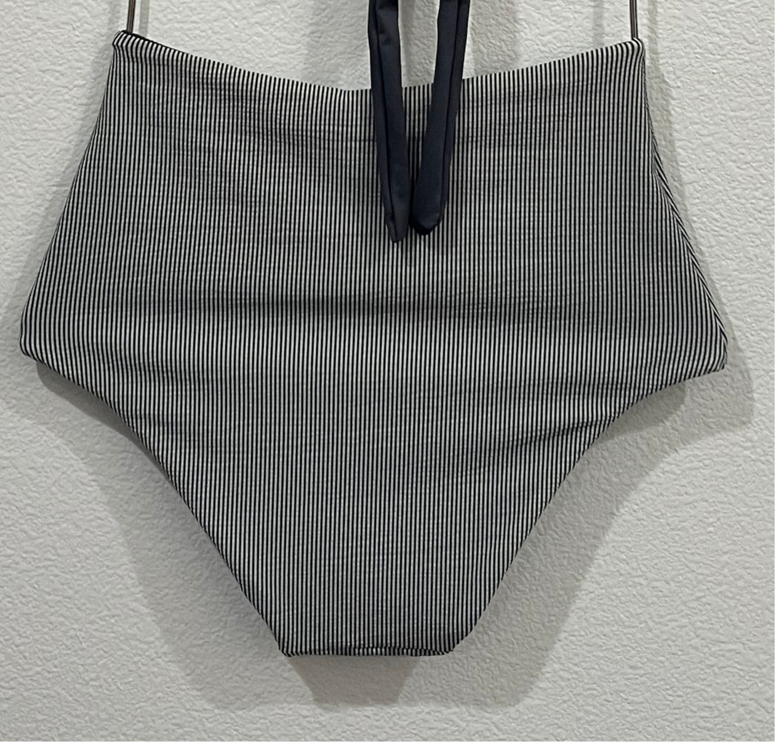 County Line High Waist Bikini Bottom | Seersucker Sea