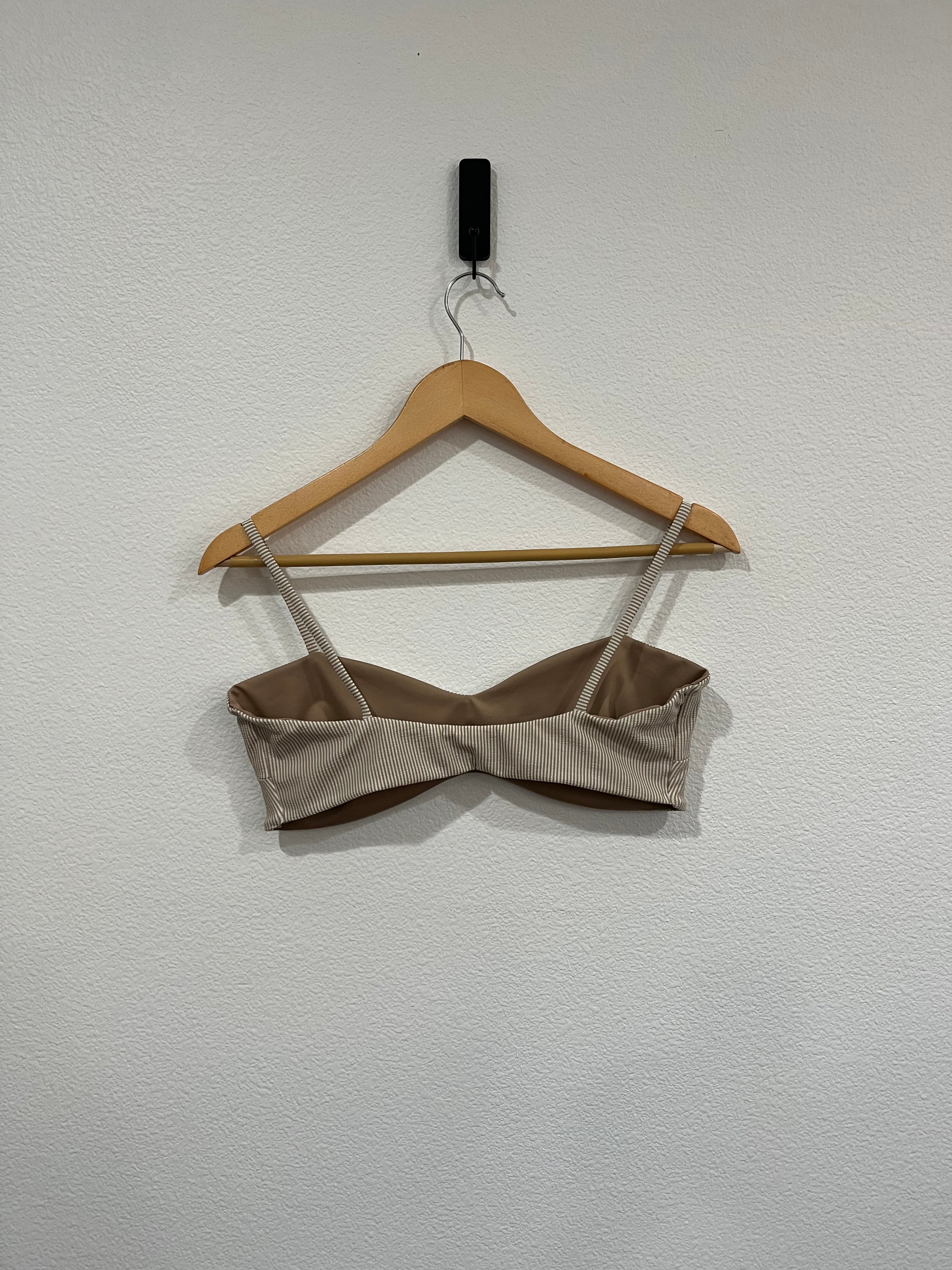 El Estero Bikini Top | Seersucker Sand